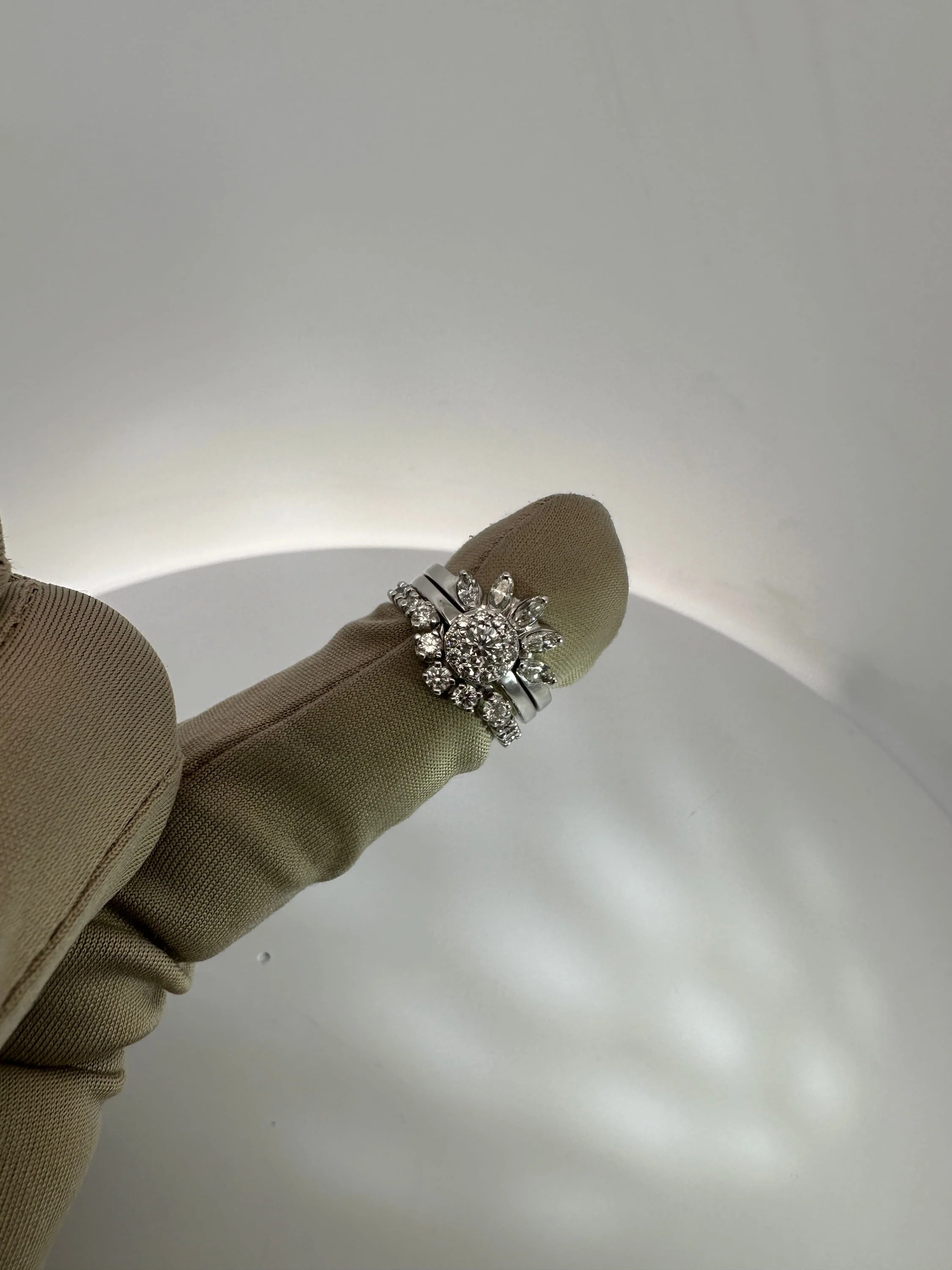 Trinity Diamond Ring Set - Image 3